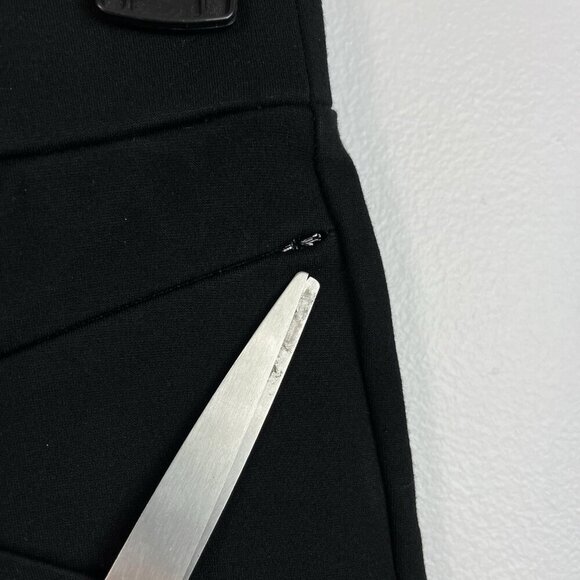 Betabrand Power Down Pants Skinny Women’s S Black‎ Ponte Pull On Stretch *Flaw - Picture 2 of 14